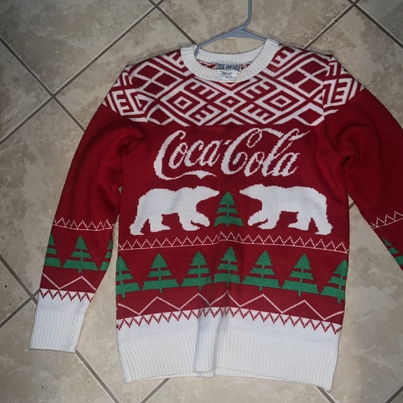 Coca Cola Sweater (Medium)(Red/white) - Picture 4 of 4